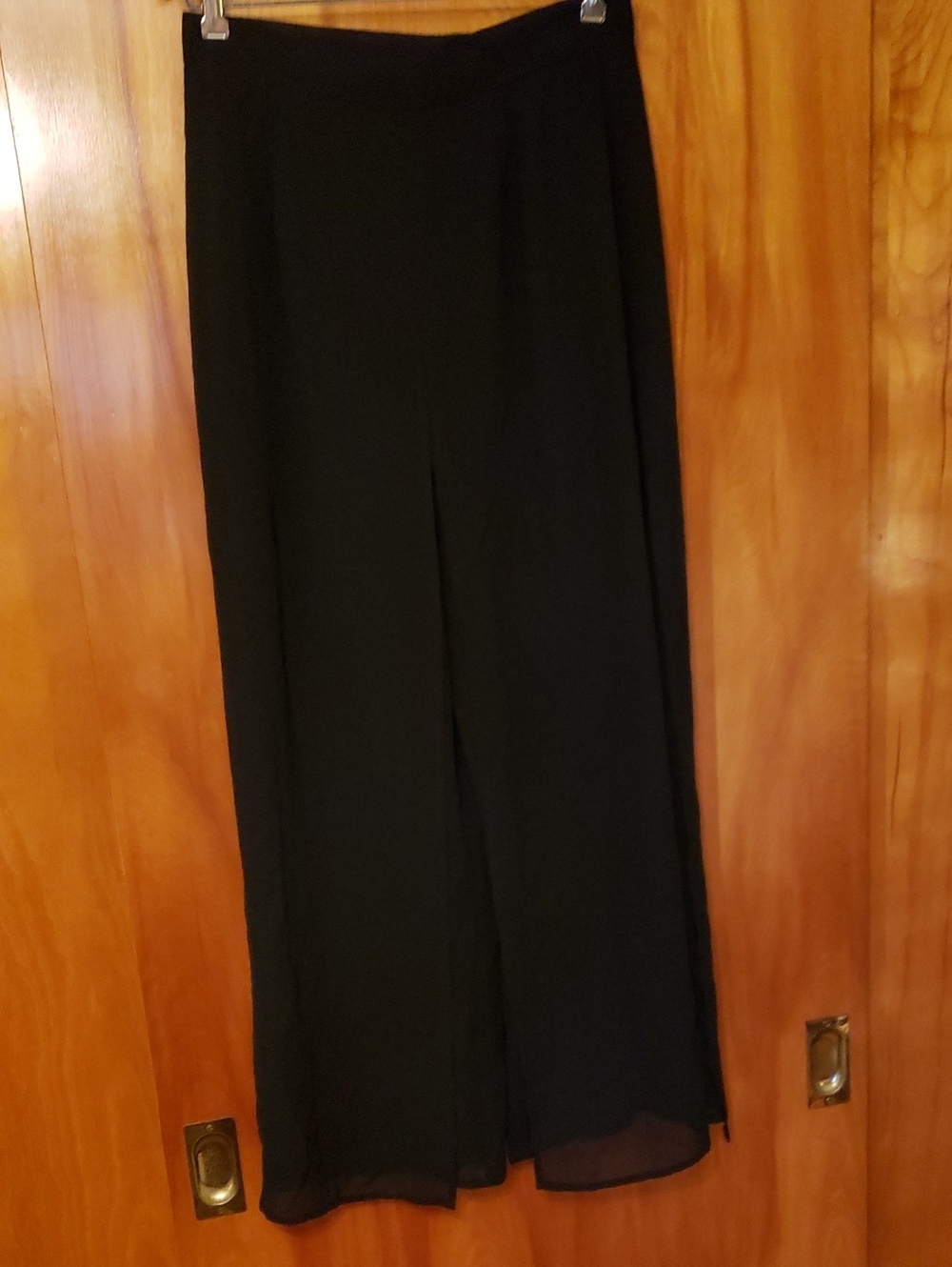 Elegant Breezy Black Wide-Leg Women’s Palazzo Pants